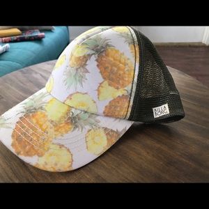 Pineapple Print Billabong Trucker Hat
